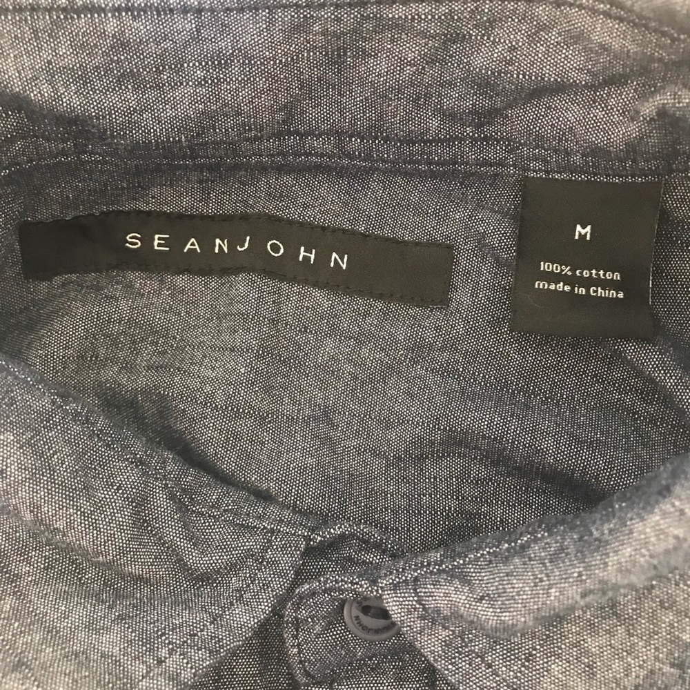 Sean John Denim Button Down - image 8